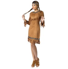 Fun World Costumes Native American Adult Small-Medium Brown