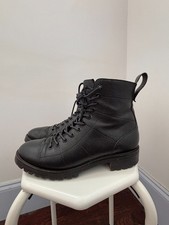 Jimmy Choo Cruz Black Combat Boots US Size 7.5