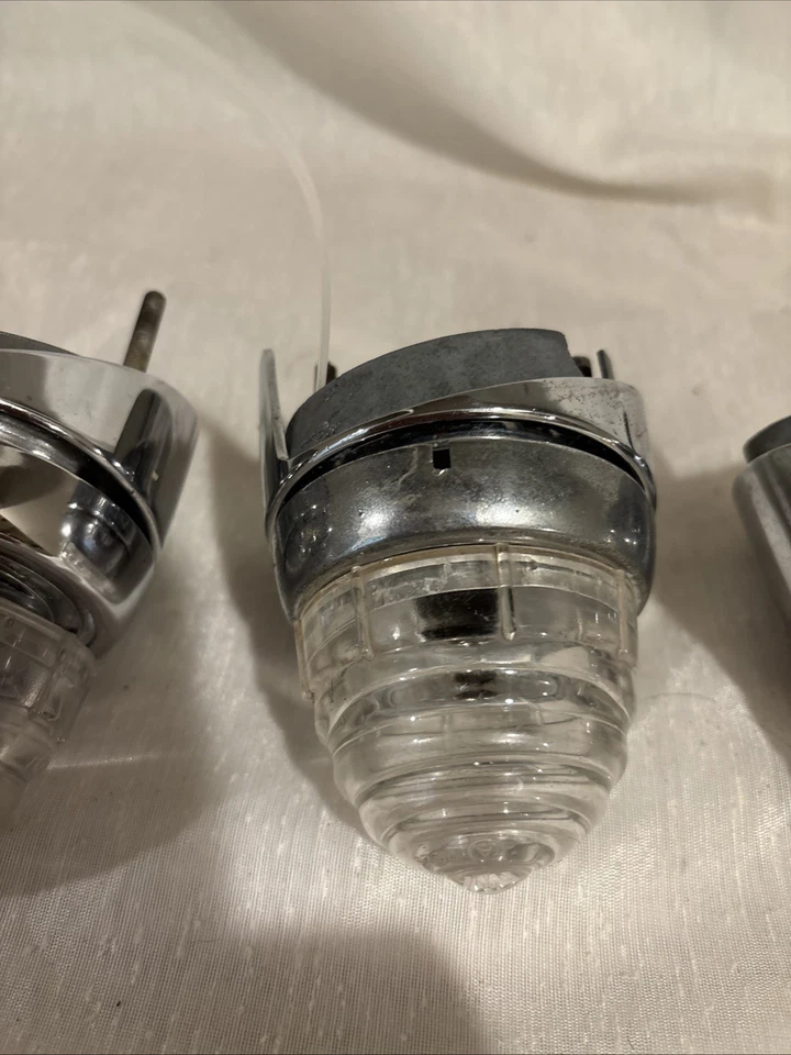 Lente transparente señal de giro delantera Porsche 356 B C Asbly SWF K13306 Foto 3 de 4