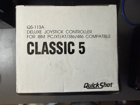 Vintage Quick Shot 5  Deluxe Joystick Controller - SEALED Brand-New QS-113A
