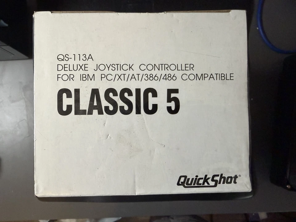 Vintage Quick Shot 5 Deluxe Joystick Controller - SEALED Brand-New QS-113A - Image 3 of 3