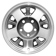For GMC C1500 Suburban 92-95 Alloy Factory Wheel 10-Slot Charcoal 15x7 Alloy