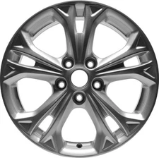 Replacement New Alloy Wheel For 2012-2012 Ford Fusion 17X7.5 Inch Silver Rim