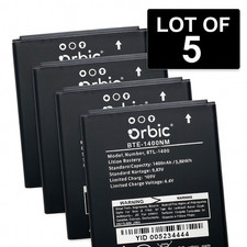 Lot of 5   Battery BTE-1400 for Orbic Journey V RC2200L 1400mAh 