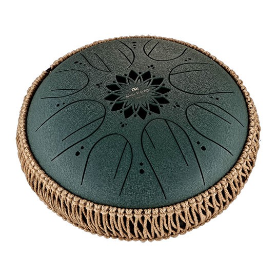 Meinl - MOSTD4DG, 10"" Medium Octave Steel Tongue Drum, F# Minor, 8 Notes, 432 Hz