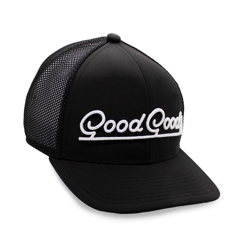 НОВАЯ кепка для гольфа GoodGood Elite Trucker Snapback черныйбелый 5690₽