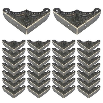 Box Edge Protector Corner Bracket Decorative Iron Corner Antique Corner Prote...