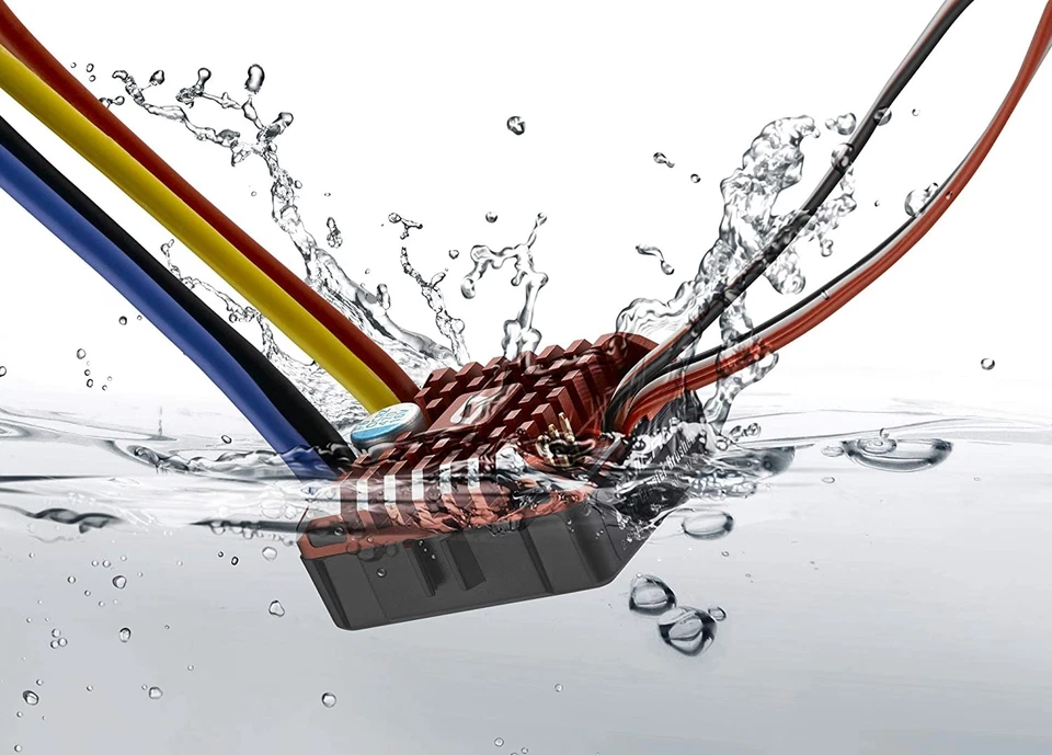 80A Wasserdichter Brushed ESC Regler – Für 1:10 RC Crawler Traxxas TRX4 RC - Bild 4 von 4