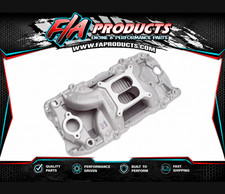 Edelbrock 7561 Cast-aluminum Dual-plane Manifold Bbc 396502 C.i.d. V8 Engines