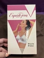 Exquisite Form Bra Size 38B Style P 502 Brassieres Vintage Cone Pin Up NIB