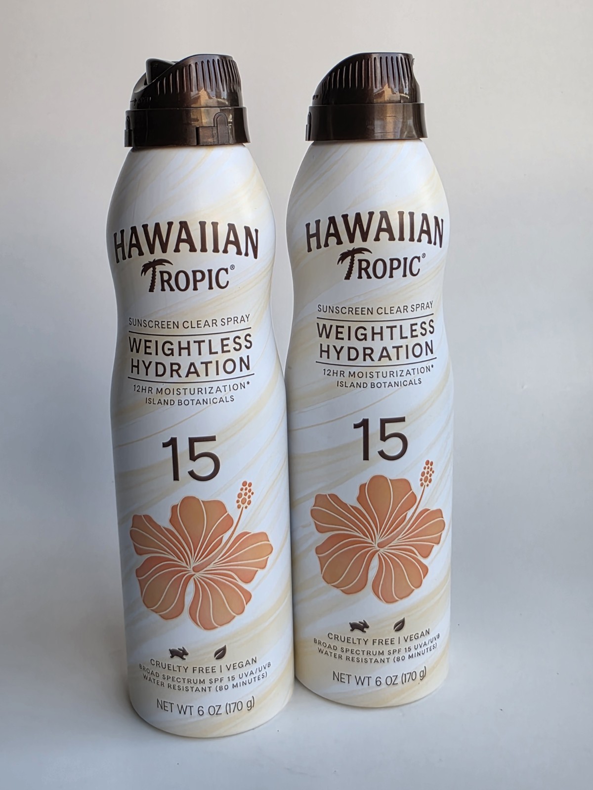 Hawaiian Tropic Weightless Hydration Clear Mist Spray SPF 15 - Exp 11/27