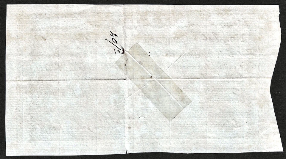 1792 Colonial Connecticut £2 Note Paid To American Revolution Major Ben Bacon - Image 2 of 2