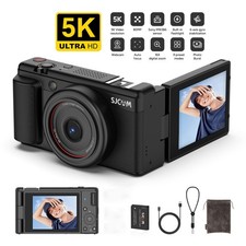 SJCAM ZV200 Digital Camera 5K 80MP Autofocus 16X Travel Camera For YouTube Vlog