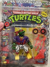 Teenage Mutant Ninja Turtles TMNT Heavy Metal Raph 1991 Playmates Figure NIB