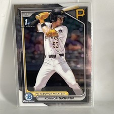 KONNER GRIFFIN-2024 Bowman Draft 1st Chrome Base Pittsburgh Pirates BDC-22