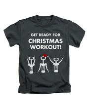 Get Ready For Christmas Workout Adults Christmas T-Shirt Fun Xmas Tee Top New