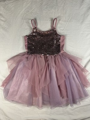    Cat & Jack Easter Celebration Sequin Tulle Dress XS 4/5   