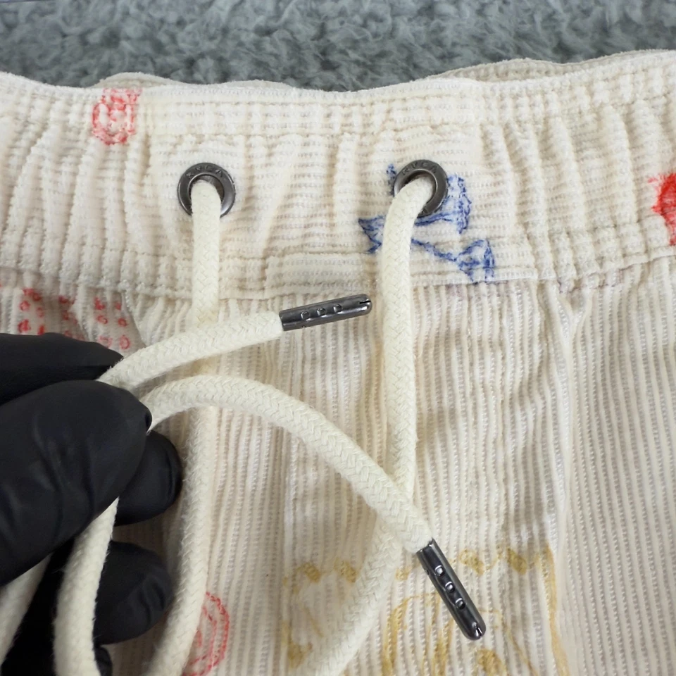 RVCA Escape Cordão Elástico Curto II Masculino Médio Marfim Estampado Ajuste Regular Casual - Imagem 3 de 4