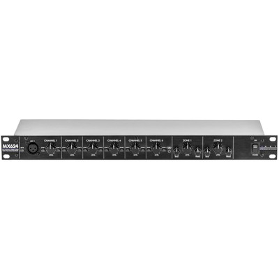 ART MX624 6 Kanal Mixer 19'' 1HE - Analoges Studio Mischpult
