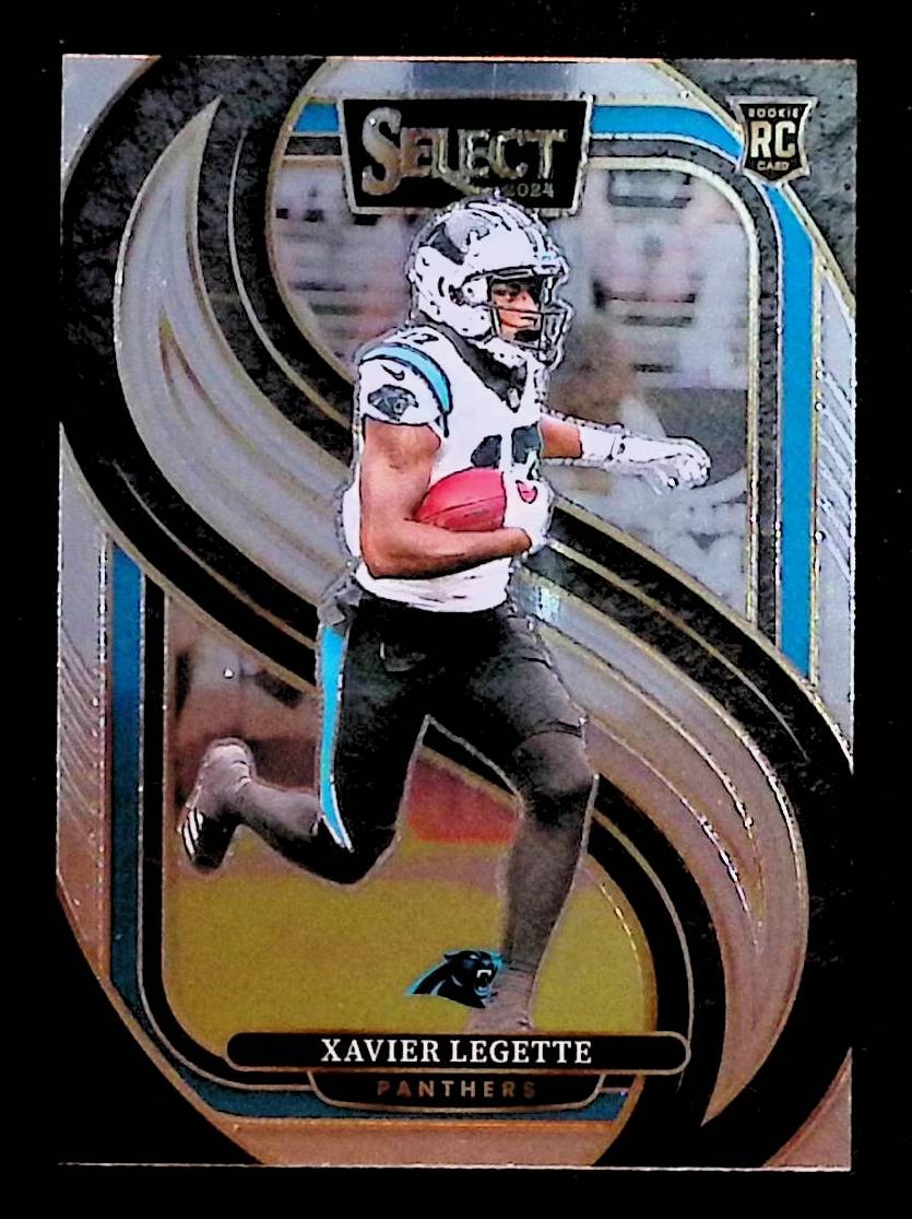 Xavier Legette 2024 Panini Select #101 Rookie Carolina Panthers