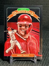 2020 Donruss Optic - Black Stars #9 SN Mike Trout Los Angeles Angels