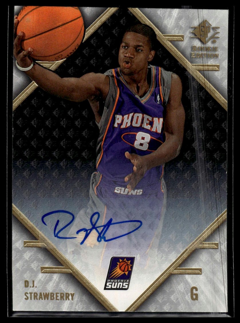 2007-08 SP Rookie Edition #94 D.J. Strawberry RC, Auto
