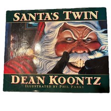 Dean Koontz &ldquo;Santa's Twin&rdquo; 1996 Harper Prism Illustrated Phil Parks DJ HC 1st ed