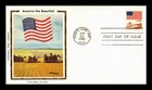 Dr Jim Stamps 18c For Amber Waves of Grain Colorano Silk Cachet First Day Cover
