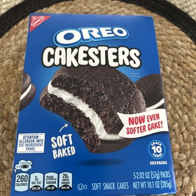 BRAND NEW Nabisco Oreo Cakesters Chocolate Soft Snack Cakes 10.1 OZ