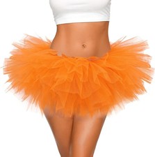Tutu Skirts for Women Puffy Tulle Skirt Halloween Costume Cosplay Dance Rave