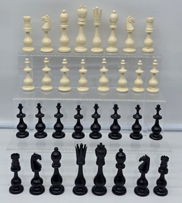 Gorgeous bamboo chess set 100mm chess set chinese bamboo 80'
