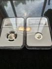 2 Coins 1947-D NGC MS66 FT  & 1961  NGC MS66 FT Roosevelt silver Dime 2 Coin Lot