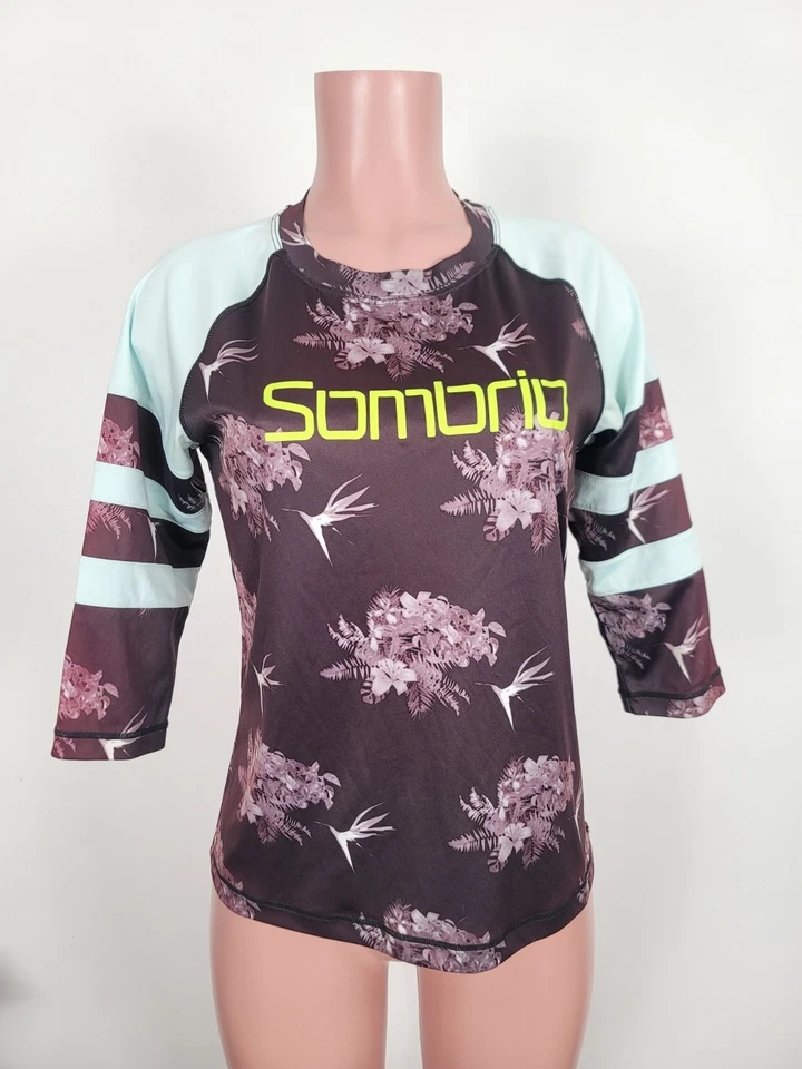 Camiseta deportiva para mujer Sombrio Pedigree MTB bicicleta de montaña ciclismo pequeña Foto 2 de 4