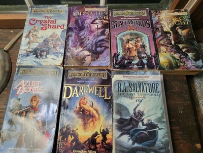 Forgotten Realms D&D Paperback Book Lot (7) Neverwinter IV Erevis Cale Trilogy