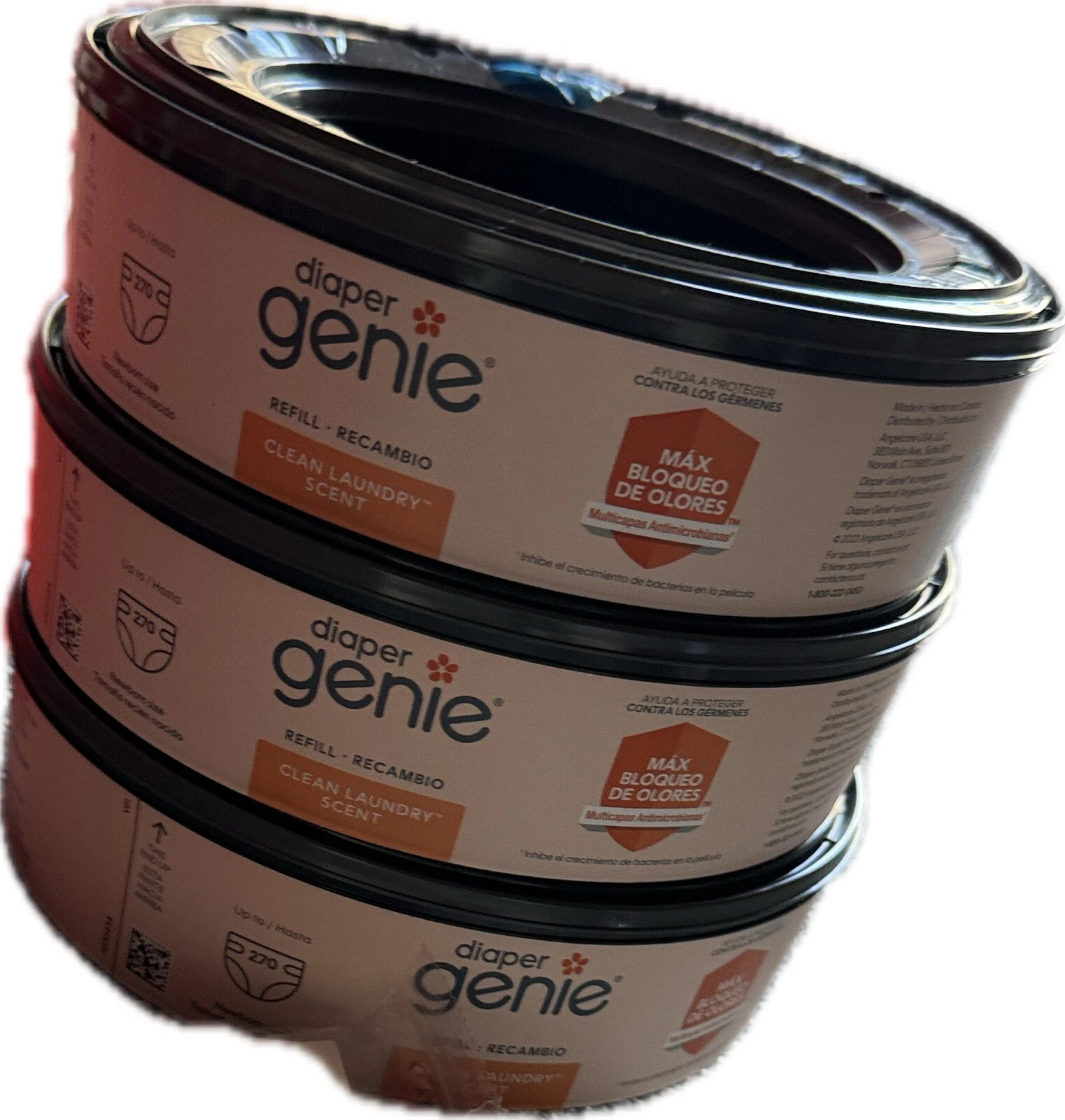 DIAPER GENIE Refill Clean Laundry Scent 3-Pack 270 each
