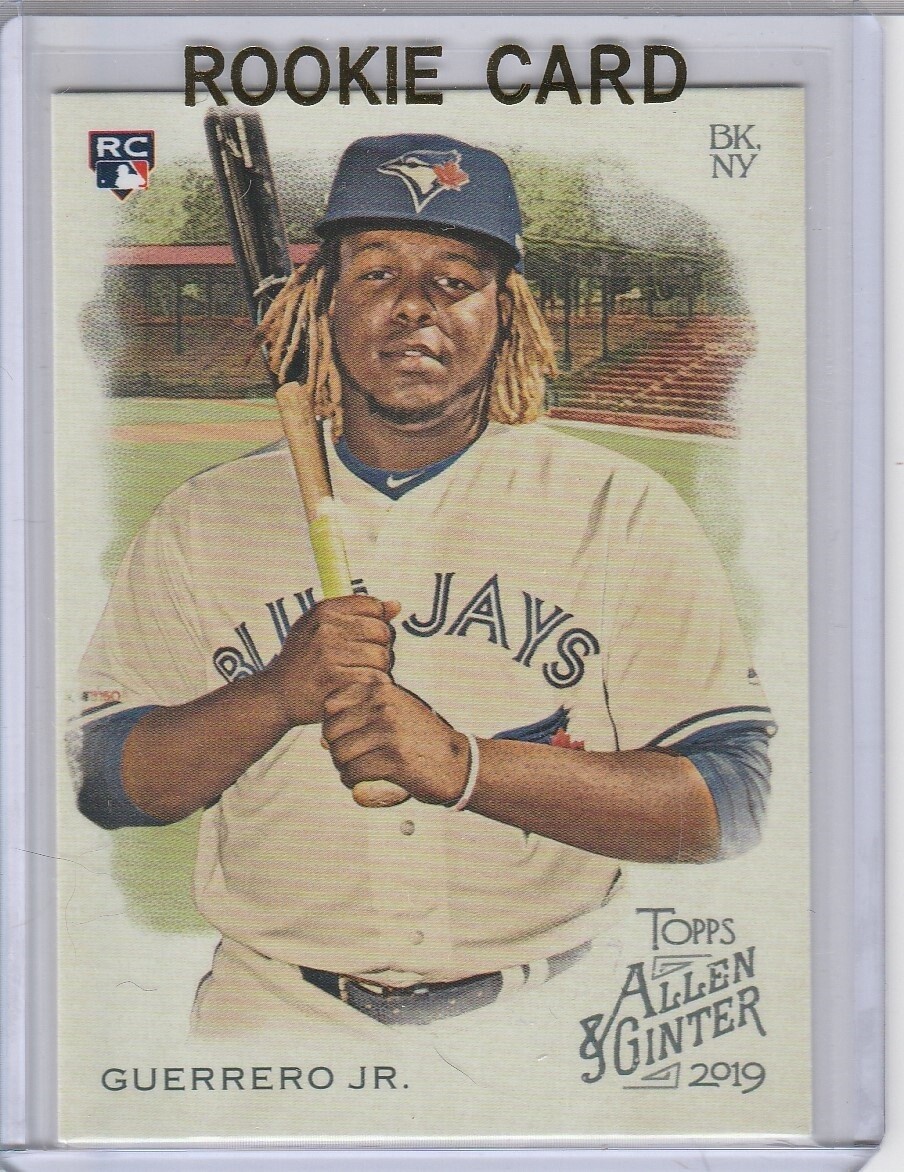 VLADIMIR GUERRERO JR. ROOKIE CARD Toronto Blue Jays Baseball VLADIMIR GUERRERO JR. ROOKIE CARD Toronto Blue Jays Baseball