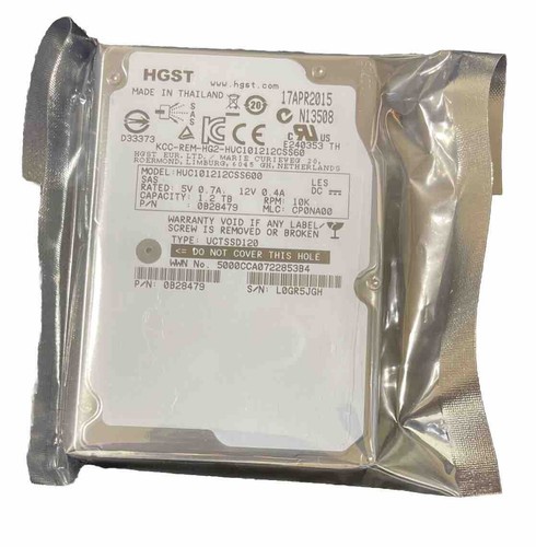 HGST Ultrastar 1.2TB, Internal, 10000RPM, 2.5 inch (HUC101212CSS600) 0B28479