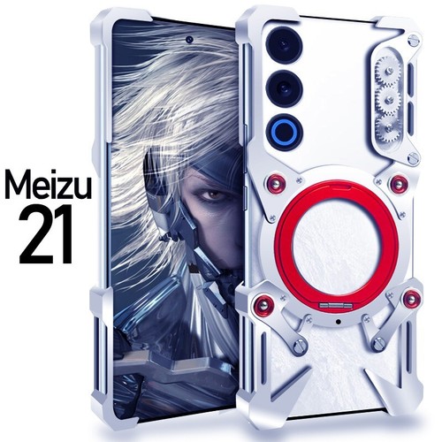 Metal Aluminum Rimless 360 Stand Bumper Case For Meizu 22 Pro 21 Note / Meizu 21 - Picture 7 of 20