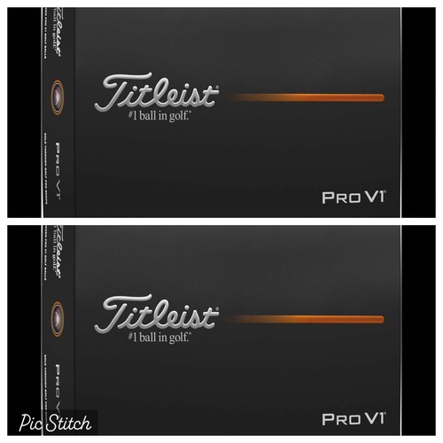Titleist 2025 Pro V1 Palline da Golf, 24 Palline Bianche, NO LOGHI, Nuove