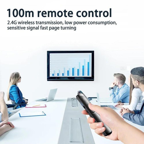 Wireless USB Powerpoint Presentation LaserPointer Clicker Control Remote G1T5 - Photo 7/13