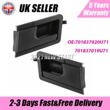 PAIR SET BLACK FRONT LEFT + RIGHT INNER DOOR HANDLE For VW TRANSPORTER T4