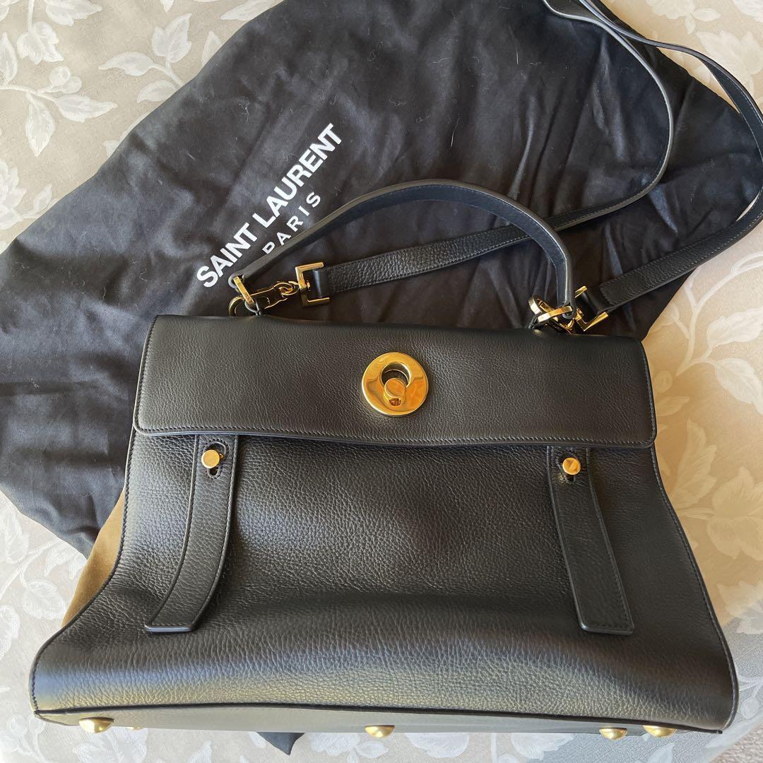 Borsa Saint Laurent Paris punta musa bicolore