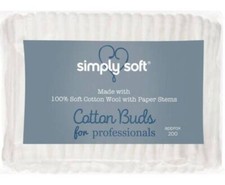Image of Simply Soft Cotton Buds 100% Cotton x 2 (400 BUDS)