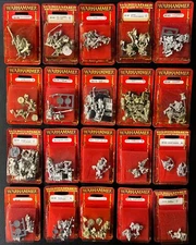 Warhammer Dwarf Blister Multi-Listing 1997-2001 Sealed Metal Pewter Vintage Rare