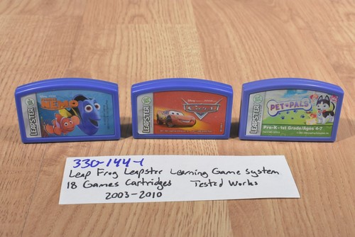 Leap Frog Leapster Learnig Game System 18 Cartridges 2003-2010(330-144-1) - Picture 5 of 7