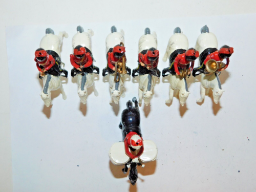Old BRITAINS 1950s Lead British Band of the Royal Scots Greys, 7 Piece Set #2065 - Picture 6 of 8