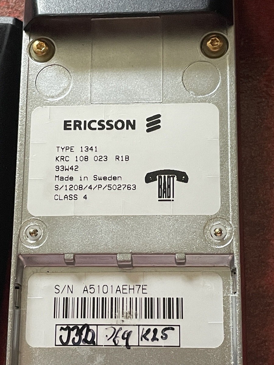 Rare 1993 Ericsson EH237 - Retro Analogue GSM Brick Phone (Working