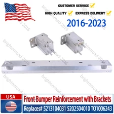 Front Bumper ReinForcement For 2016-2023 Toyota Tacoma  5213104031 W/ Brackets