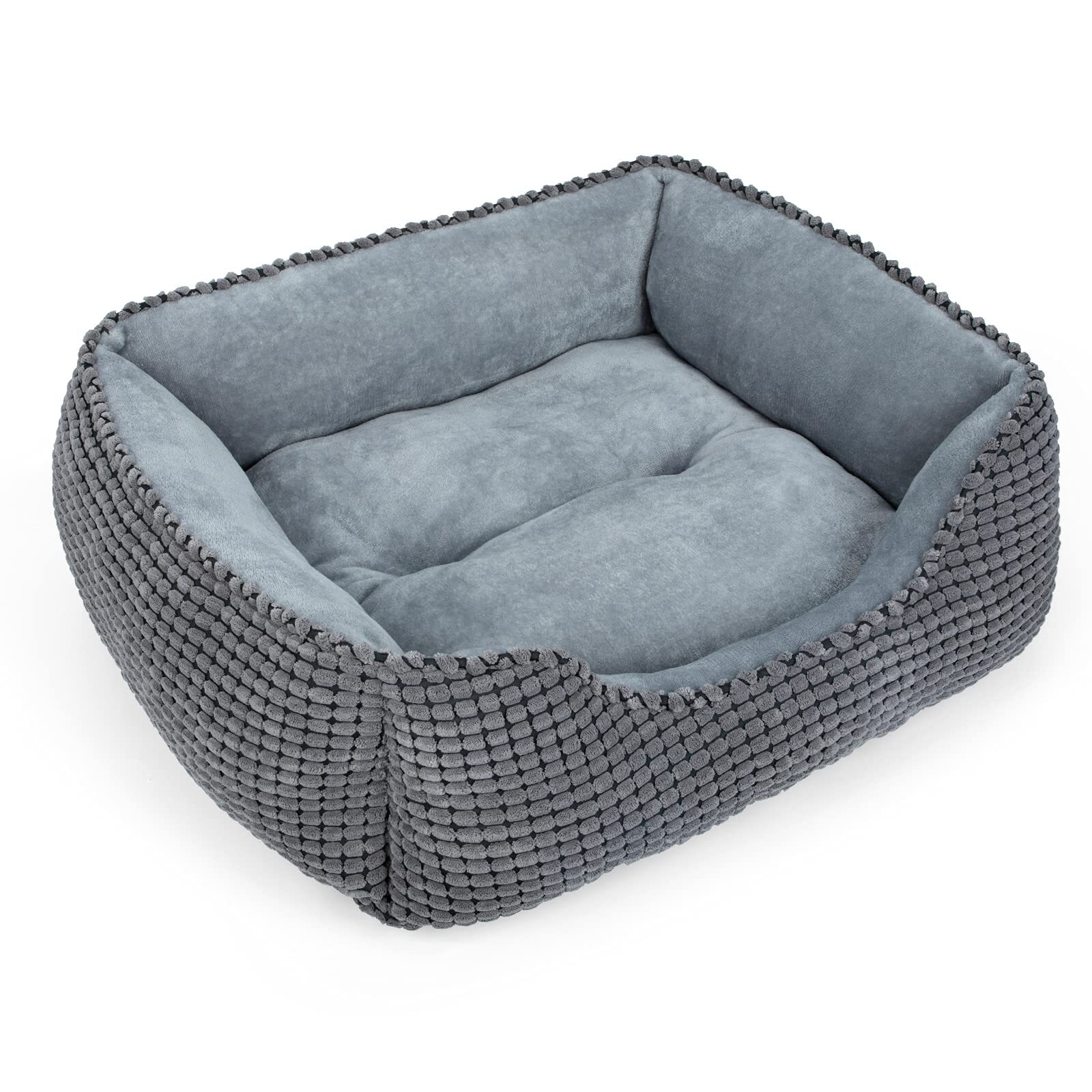 Dog Bed for Large Medium Small Dogs, Rectangle Washable Sleeping Orthopedic P...