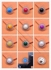 Silver Western Star Turquoise Rope Side Leathercraft Hardware Belt Saddle Concho